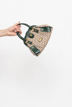 Load image into Gallery viewer, Vintage x GUESS Green, Beige Logo Mini Purse