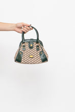 Load image into Gallery viewer, Vintage x GUESS Green, Beige Logo Mini Purse