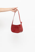 Load image into Gallery viewer, Vintage x Red &amp; White Stitched Faux Leather Purse