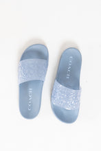 Load image into Gallery viewer, COACH X Pastel Blue Slides (8-9)