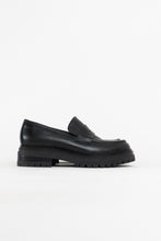 Load image into Gallery viewer, GRAVITY POPE x DON DIEGO Made in Italy Black Heeled Loafers (8, 8.5)