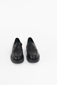 GRAVITY POPE x DON DIEGO Made in Italy Black Heeled Loafers (8, 8.5)