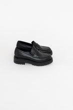 Load image into Gallery viewer, GRAVITY POPE x DON DIEGO Made in Italy Black Heeled Loafers (8, 8.5)