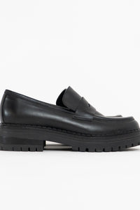 GRAVITY POPE x DON DIEGO Made in Italy Black Heeled Loafers (8, 8.5)