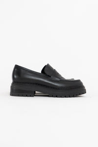 GRAVITY POPE x DON DIEGO Made in Italy Black Heeled Loafers (8, 8.5)