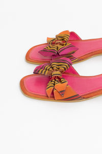 UNISA x DEADSTOCK Pink Striped Fabric Slides (7)