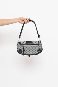 Vintage x Black, Grey Rhinestone Purse