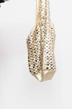 Load image into Gallery viewer, Vintage x Light Gold Leather Studded Slouch Purse