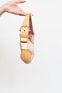 Vintage x COACH Pink Striped Purse