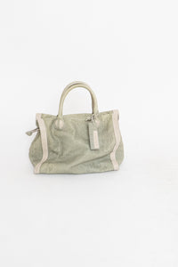 Vintage x Made in Italy x Genuine Leather Croc Handbag