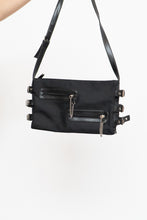 Load image into Gallery viewer, Vintage x Black, Silver Zipper Purse