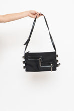 Load image into Gallery viewer, Vintage x Black, Silver Zipper Purse