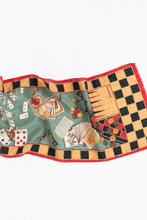 Load image into Gallery viewer, Vintage x OSCAR DE LA RENTA STUDIO Poker Silk Scarf