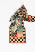 Load image into Gallery viewer, Vintage x OSCAR DE LA RENTA STUDIO Poker Silk Scarf