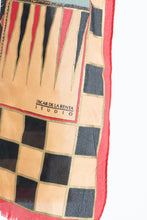 Load image into Gallery viewer, Vintage x OSCAR DE LA RENTA STUDIO Poker Silk Scarf