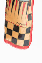 Load image into Gallery viewer, Vintage x OSCAR DE LA RENTA STUDIO Poker Silk Scarf