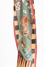 Load image into Gallery viewer, Vintage x OSCAR DE LA RENTA STUDIO Poker Silk Scarf