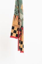 Load image into Gallery viewer, Vintage x OSCAR DE LA RENTA STUDIO Poker Silk Scarf