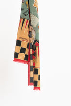Load image into Gallery viewer, Vintage x OSCAR DE LA RENTA STUDIO Poker Silk Scarf
