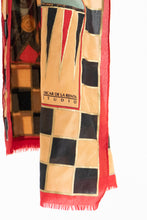 Load image into Gallery viewer, Vintage x OSCAR DE LA RENTA STUDIO Poker Silk Scarf