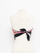 Load image into Gallery viewer, Vintage x Pink Patterned Silk-feel Scarf