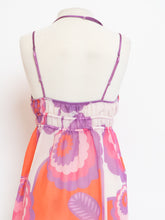 Load image into Gallery viewer, Vintage x Sheer Retro Purple &amp; Pink Top (M, L)