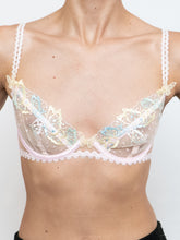Load image into Gallery viewer, FOR LOVE &amp; LEMONS x Deadstock Sheer Pastel Butterfly Bra (XS, A, B Cup)