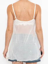 Load image into Gallery viewer, Vintage x Cream Sheer Layered Bra Top (S, M, B Cup)