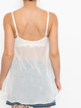 Load image into Gallery viewer, Vintage x Cream Sheer Layered Bra Top (S, M, B Cup)
