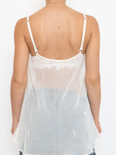 Load image into Gallery viewer, Vintage x Cream Sheer Layered Bra Top (S, M, B Cup)