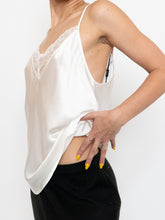 Load image into Gallery viewer, Modern x Deadstock White Silk &amp; Lace Top (M)