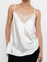 Load image into Gallery viewer, Modern x Deadstock White Silk &amp; Lace Top (M)