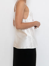 Load image into Gallery viewer, Modern x Deadstock White Silk &amp; Lace Top (M)