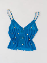 Load image into Gallery viewer, VINTAGE  x Blue Mesh Floral Embroidered Set (XS, S)