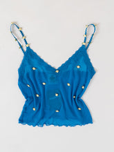 Load image into Gallery viewer, VINTAGE  x Blue Mesh Floral Embroidered Set (XS, S)