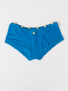 VINTAGE  x Blue Mesh Floral Embroidered Set (XS, S)