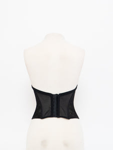 Vintage x VERA WANG Black Lace Corset (XS, 34B)