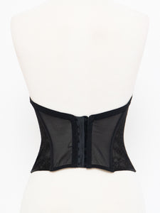 Vintage x VERA WANG Black Lace Corset (XS, 34B)