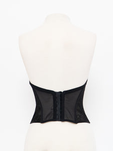 Vintage x VERA WANG Black Lace Corset (XS, 34B)