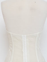 Load image into Gallery viewer, Vintage x Cream Embroidered Corset (S, B Cup)