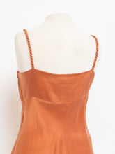 Load image into Gallery viewer, Vintage x SPENSER JEREMY Apricot Silk Tank (M, L)