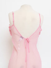 Load image into Gallery viewer, Vintage x Deadstock Pink Sheer Flowy Tank (M, L)