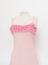 Load image into Gallery viewer, Vintage x Deadstock Pink Sheer Flowy Tank (M, L)