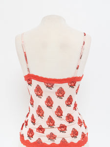 Vintage x Cupid Sem-Sheer Lace "To the One I Love" Tank (S, M)