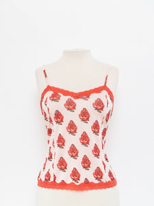 Vintage x Cupid Sem-Sheer Lace "To the One I Love" Tank (S, M)