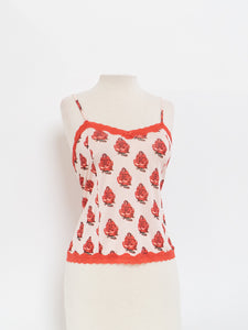 Vintage x Cupid Sem-Sheer Lace "To the One I Love" Tank (S, M)