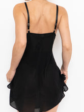 Load image into Gallery viewer, Vintage x Black Sheer Slip Dress (S, M)