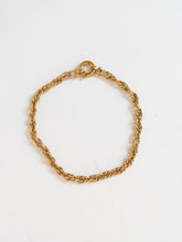 Load image into Gallery viewer, Vintage x Gold Chunky Circle Rhinestone Necklace