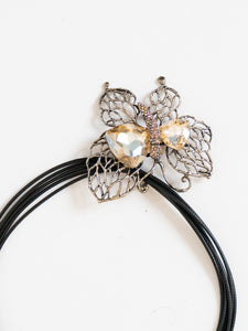 Vintage x Butterfly Rhinestone Choker