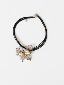 Vintage x Butterfly Rhinestone Choker